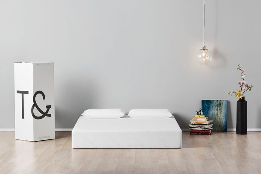 Once the mattress is unboxed, it “inflates” and takes its natural shape