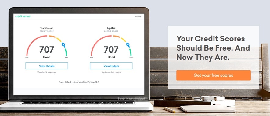 Credit Karma provides registered users with personalized recommendations, based on current accounts and credit score