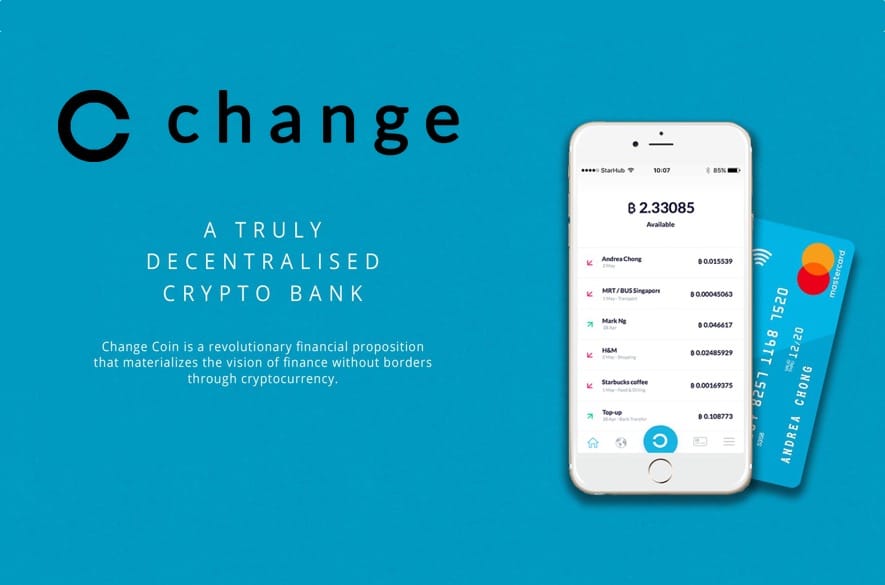 change bank ico decentralized global crypto bank