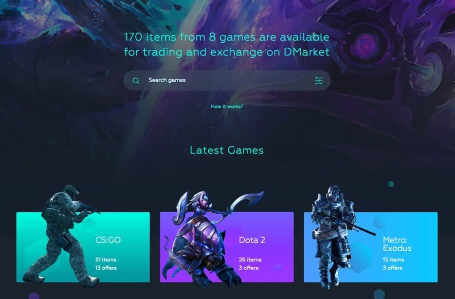 dmarket alpha demo launch