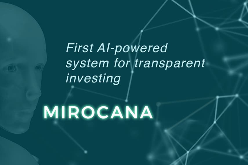 First-AI powered system for transparent investing Blockchain