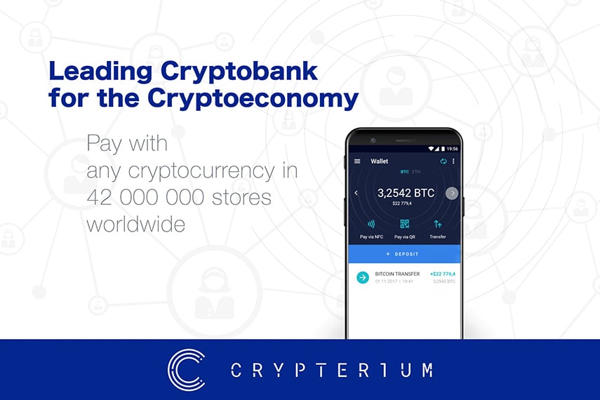 Crypterium Cryptocurrency digital blockchain