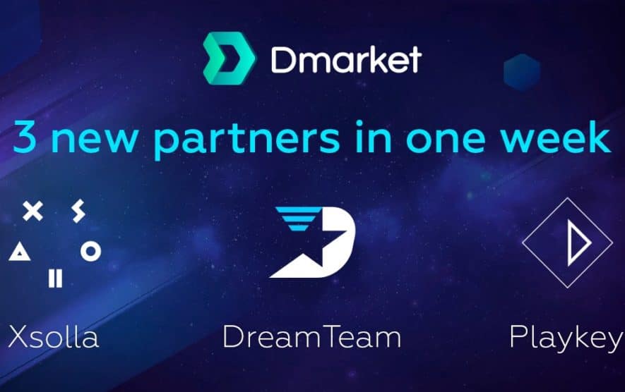 dmarket 3 new partnerships