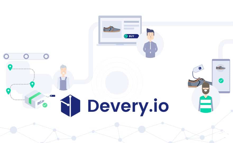 devery ico supply chain blockchain