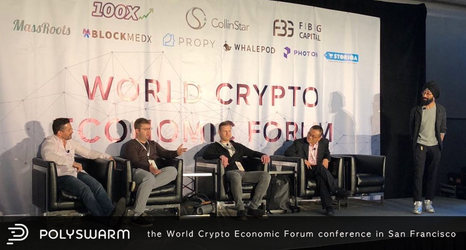 the World Crypto Economic Forum conference in San Francisco