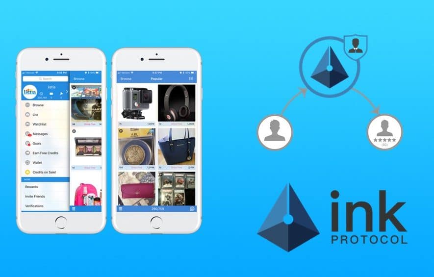 ink protocol ico p2p marketplace