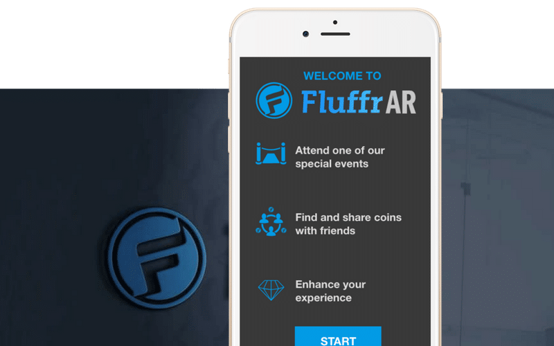 FluffAR augmented reality phone