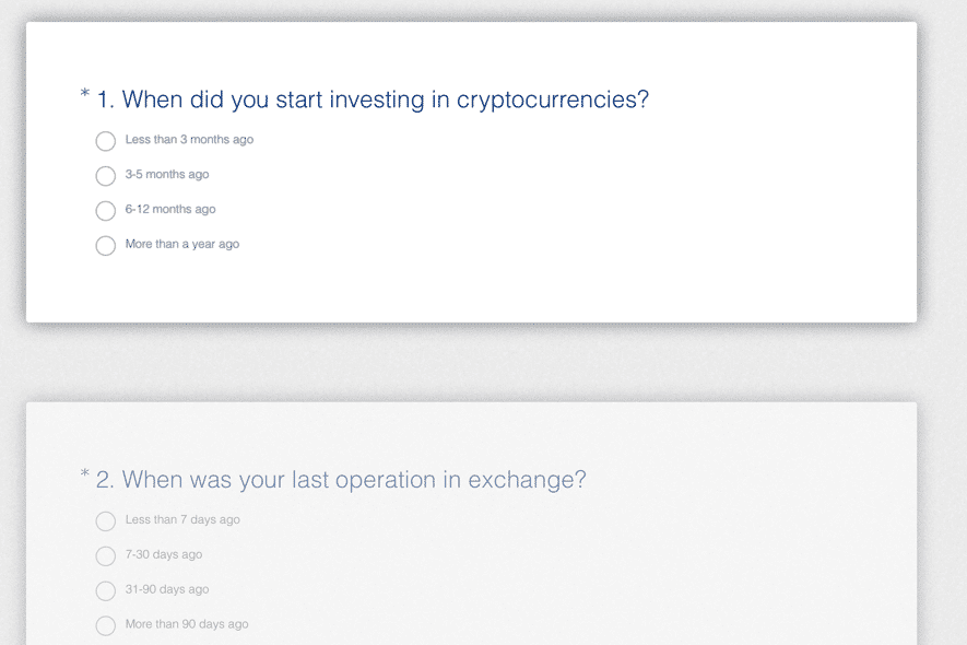 cryptocurrency survey