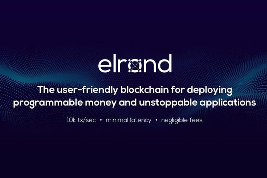 elrond proof of stake sharding blockchain